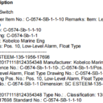 船舶备件—液位开关（CK-R20241014-03）询价-船用采购网-船舶物料采购-船务服务-一站式船用设备供应服务