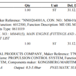 船舶备件—传感器/转换器（CK-R20241015-01）询价-船用采购网-船舶物料采购-船务服务-一站式船用设备供应服务