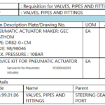 船舶备件—阀备件（CK-L20241101-05）询价-船用采购网-船舶物料采购-船务服务-一站式船用设备供应服务