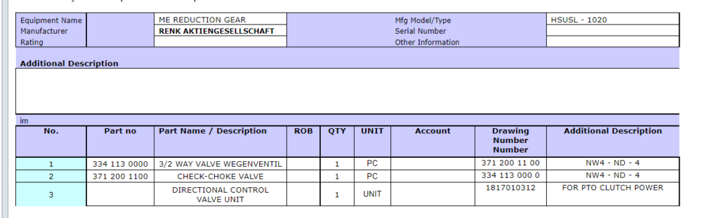 【询价】船舶备件—RENK备件（CK-R20241118-17）询价-泰州昌宽社区-报价采购-船用采购网-船舶物料采购-船务服务-一站式船用设备供应服务