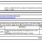 船舶备件—系统分离器气动压力变送器（CK-20241126-46）询价-船用采购网-船舶物料采购-船务服务-一站式船用设备供应服务