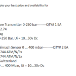 船舶备件—压力变送器/传感器（CK-20241129-30）询价-船用采购网-船舶物料采购-船务服务-一站式船用设备供应服务