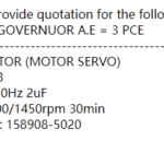 船舶备件—伺服电机（CK-20241122-45）询价-船用采购网-船舶物料采购-船务服务-一站式船用设备供应服务