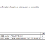 船舶备件—ALFA备件（CK-20241120-29）询价-船用采购网-船舶物料采购-船务服务-一站式船用设备供应服务