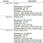 船舶备件—ALLWEILER备件（CK-R20241118-13）询价-船用采购网-船舶物料采购-船务服务-一站式船用设备供应服务