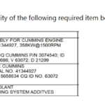 船舶备件—CUMMINS备件（CK-20241122-20）询价-船用采购网-船舶物料采购-船务服务-一站式船用设备供应服务