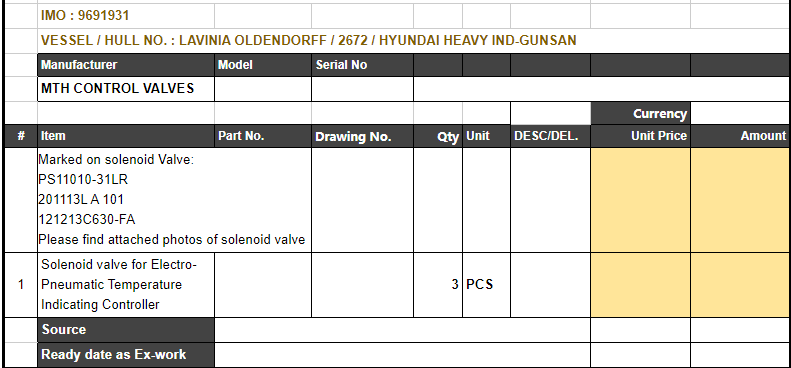 【询价】船舶备件—温度指示控制器电磁阀（CK-20241128-23）询价-泰州昌宽社区-报价采购-船用采购网-船舶物料采购-船务服务-一站式船用设备供应服务