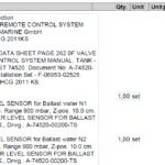 船舶备件—水位传感器（CK-L20241113-12）询价-船用采购网-船舶物料采购-船务服务-一站式船用设备供应服务