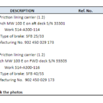 船舶备件—摩擦衬片托架（CK-20241121-16）询价-船用采购网-船舶物料采购-船务服务-一站式船用设备供应服务