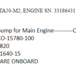 船舶备件—主机海水泵（CK-J20241111-08）询价-船用采购网-船舶物料采购-船务服务-一站式船用设备供应服务