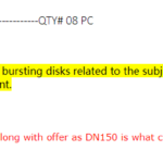 船舶备件—爆破片LM储罐（CK-J20241104-02）询价-船用采购网-船舶物料采购-船务服务-一站式船用设备供应服务