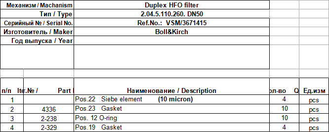 【询价】船舶备件—Boll&Kirch备件（CK-J20241101-12）询价-泰州昌宽社区-报价采购-船用采购网-船舶物料采购-船务服务-一站式船用设备供应服务
