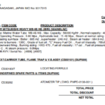 船舶备件—MITSUBISHI备件（CK-20241119-32）询价-船用采购网-船舶物料采购-船务服务-一站式船用设备供应服务