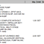 船舶备件—ALLWEILER备件（CK-20241120-22）询价-船用采购网-船舶物料采购-船务服务-一站式船用设备供应服务