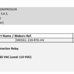 船舶备件—保护继电器（CK-20241121-29）询价-船用采购网-船舶物料采购-船务服务-一站式船用设备供应服务