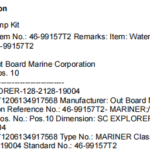 船舶备件—水泵套件（CK-20241122-42）询价-船用采购网-船舶物料采购-船务服务-一站式船用设备供应服务