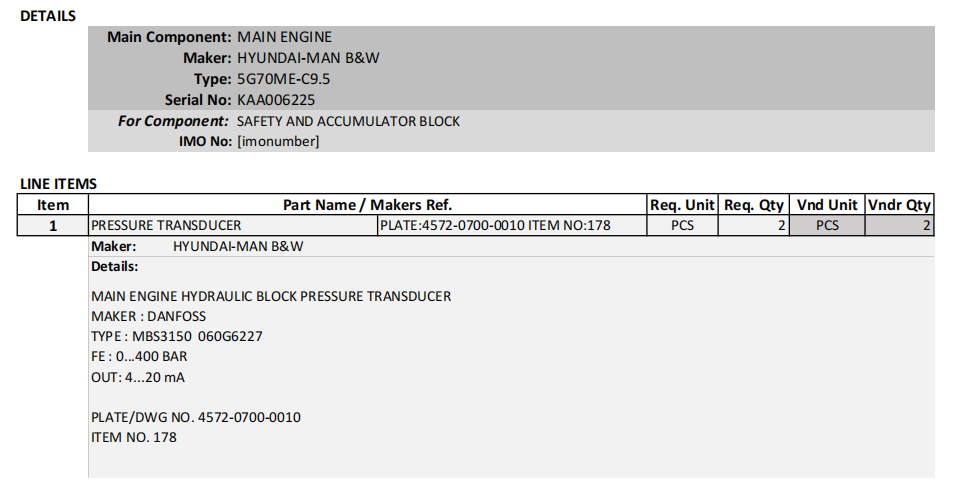 【询价】船舶备件—压力传感器（CK-R20241105-02）询价-泰州昌宽社区-报价采购-船用采购网-船舶物料采购-船务服务-一站式船用设备供应服务