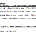 船舶备件—船用滑车操作部件（CK-R20241106-03）询价-船用采购网-船舶物料采购-船务服务-一站式船用设备供应服务