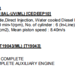 船舶备件—辅助发动机完成（CK-R20241106-15）询价-船用采购网-船舶物料采购-船务服务-一站式船用设备供应服务
