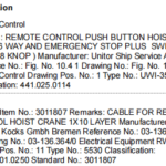 船舶备件—远程控制/电缆（CK-R20241107-03）询价-船用采购网-船舶物料采购-船务服务-一站式船用设备供应服务