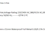 船舶备件—断路器/风扇（CK-20241202-43）询价-船用采购网-船舶物料采购-船务服务-一站式船用设备供应服务