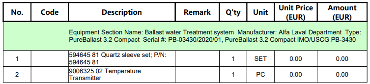 【询价】船舶备件—石英套（CKQ-2502276P）询价-泰州昌宽社区-报价采购-船用采购网-船舶物料采购-船务服务-一站式船用设备供应服务