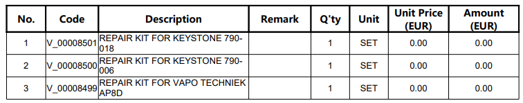 【询价】船舶备件—修复套件（CKQ-2504320P）询价-泰州昌宽社区-报价采购-船用采购网-船舶物料采购-船务服务-一站式船用设备供应服务