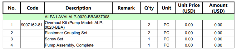 【询价】船舶备件—ALFA备件（CKQ-2507323P）询价-泰州昌宽社区-报价采购-船用采购网-船舶物料采购-船务服务-一站式船用设备供应服务
