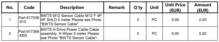 【询价】船舶备件—传感器电缆（CKQ-2507611P）询价-泰州昌宽社区-报价采购-船用采购网-船舶物料采购-船务服务-一站式船用设备供应服务
