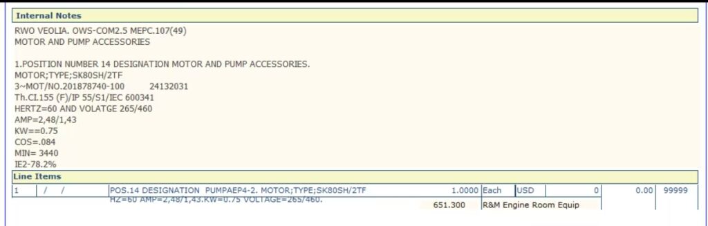 【询价】船舶备件—泵（CKQ-2508367P）询价-泰州昌宽社区-报价采购-船用采购网-船舶物料采购-船务服务-一站式船用设备供应服务