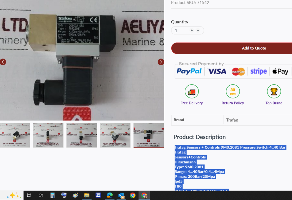 【询价】船舶备件—交通传感器/控制器（CKQ-2511325P）询价-泰州昌宽社区-报价采购-船用采购网-船舶物料采购-船务服务-一站式船用设备供应服务