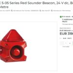 船舶备件—红色声光警示灯（CKQ-2603440P）询价-船用采购网-船舶物料采购-船务服务-一站式船用设备供应服务