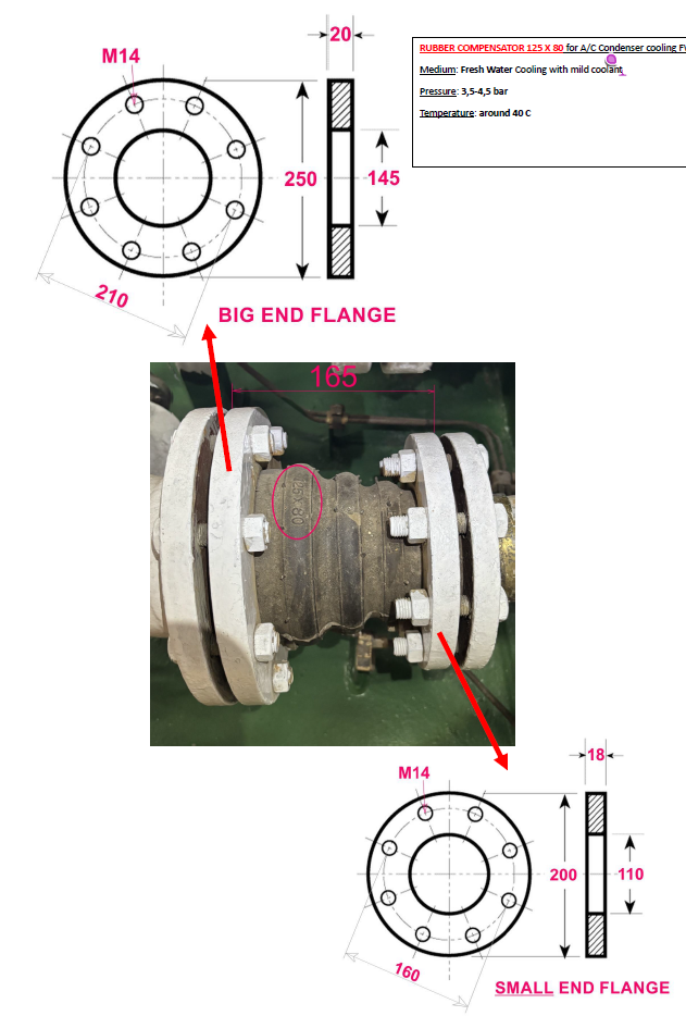 【询价】船舶备件—橡胶补偿器（CKQ-2604715P）询价-泰州昌宽社区-报价采购-船用采购网-船舶物料采购-船务服务-一站式船用设备供应服务